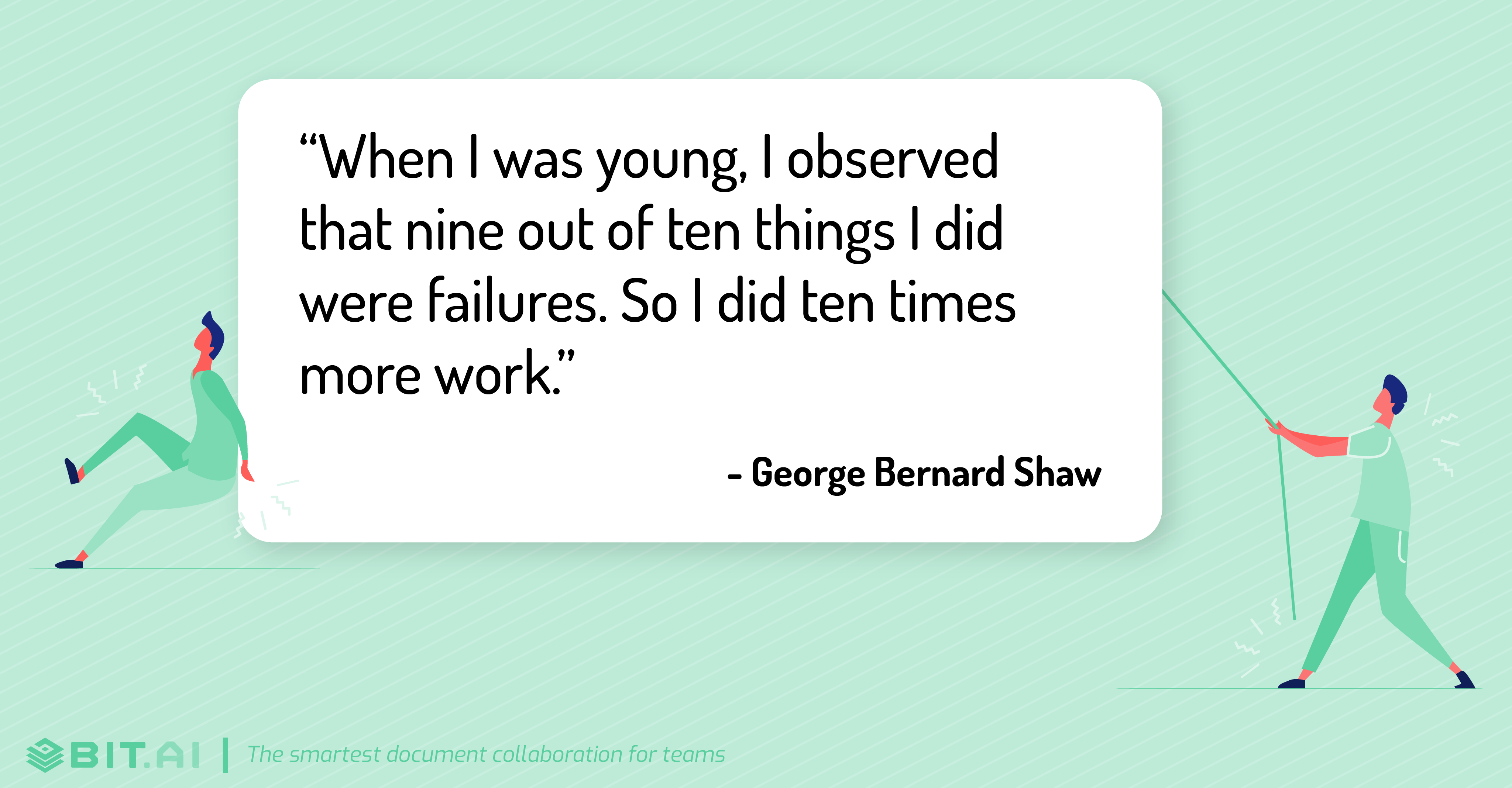 Hard work quote by George Bernard Shaw