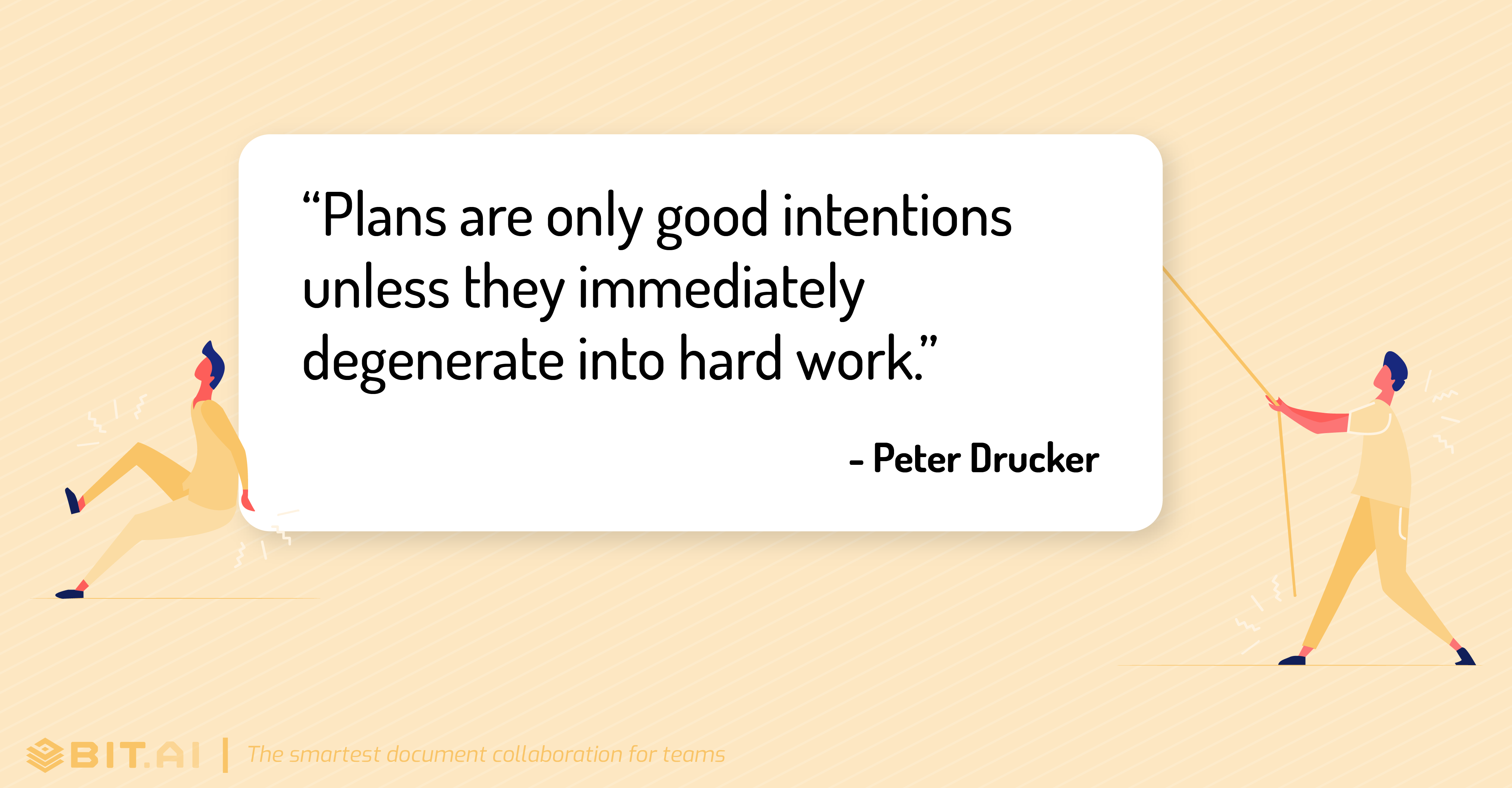 Hard work quote by Peter Drucker