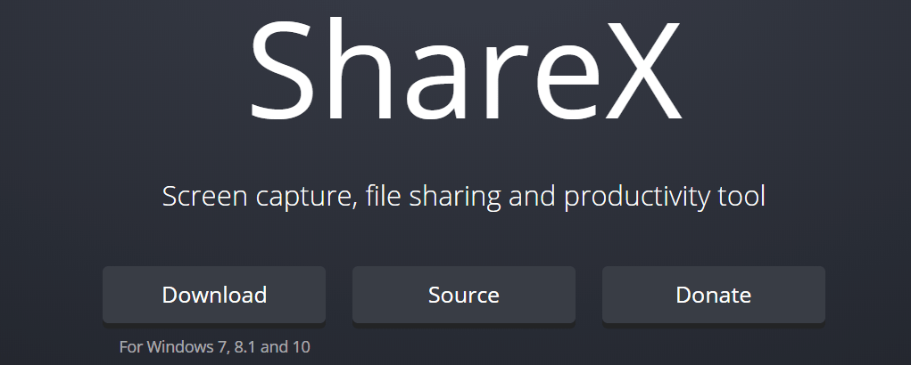 ShareX: Screen recording software and tool