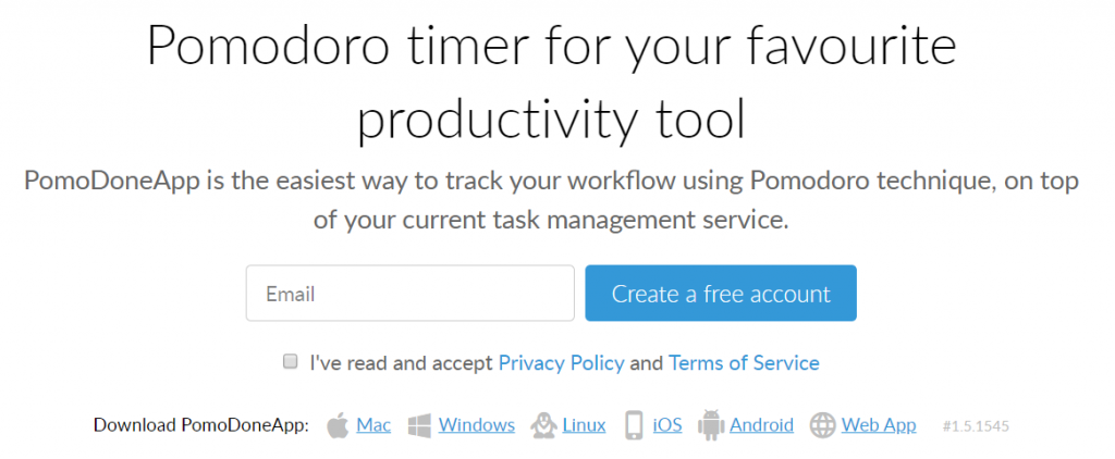 Pomodone App: Productivity tool