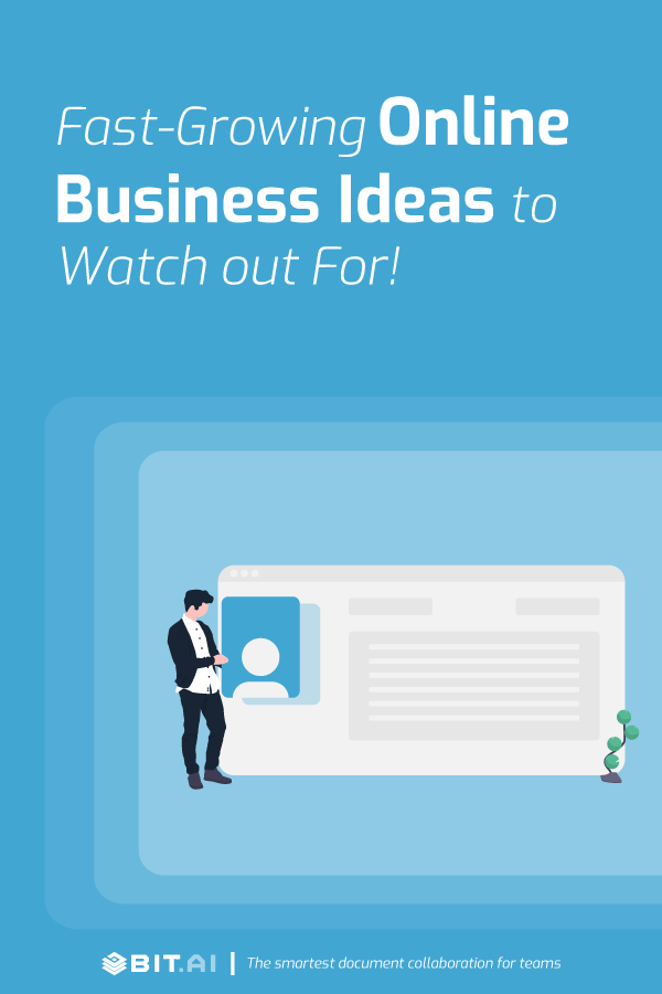 Fast growing online business ideas to watch out for - Pinterest banner