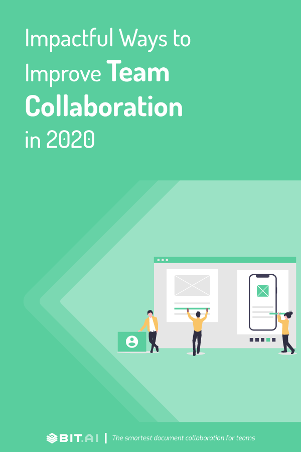 Impactful ways to improve team collaboration - Pinterest image