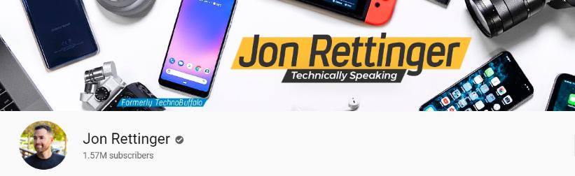 Jon Rettinger: Tech youtuber