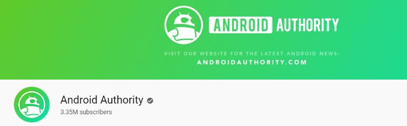 Android authority: Tech youtube channel