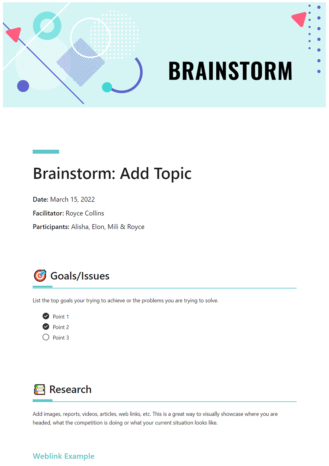 How To Create Brainstorming Document? (Template Included)