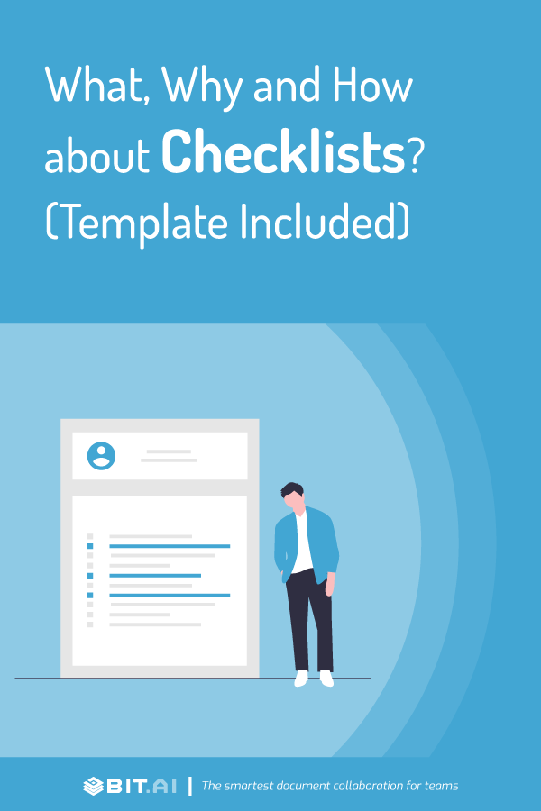 How to create a checklist the right way - pinterest