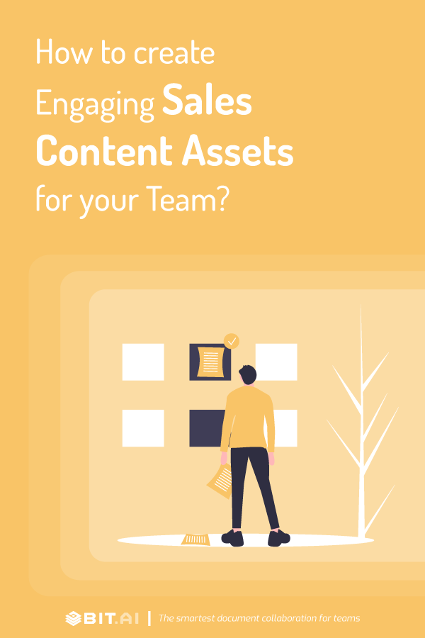 How to create sales content assets - blog banner