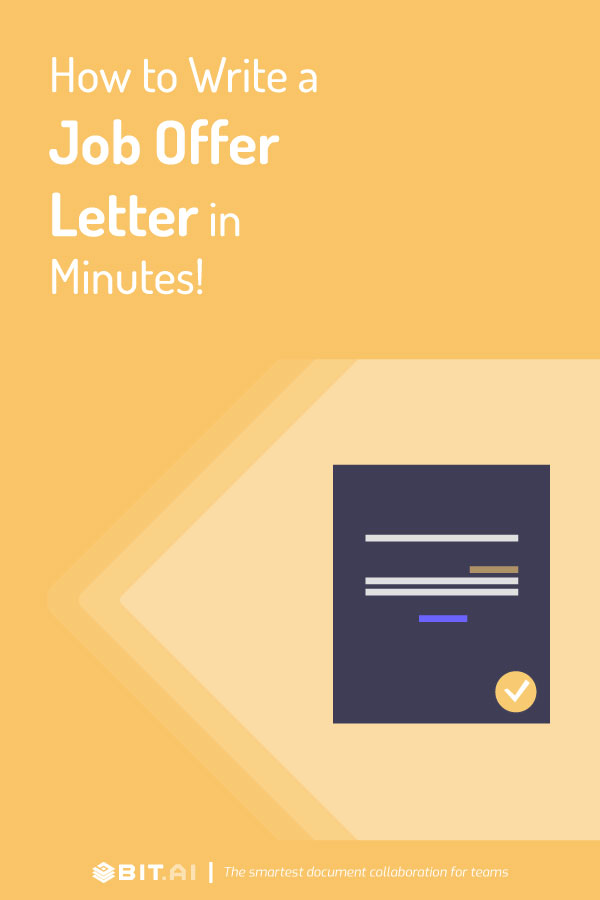 How to write an offer letter - Pinterest