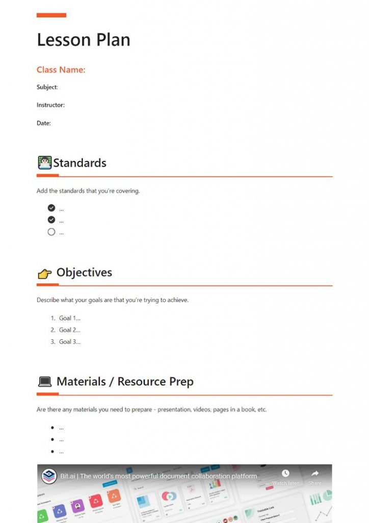 How To Create Lesson Plans