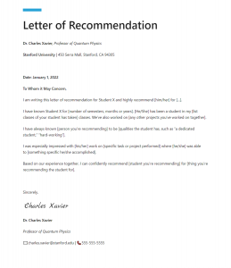 Letter of Recommendation (LOR): What is it & How to Write it? (Free ...