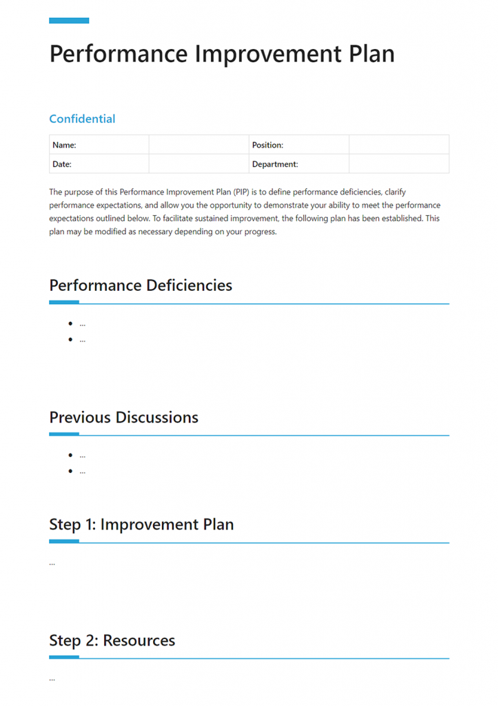 Performance Improvement Plan (PIP): What is it & How to Create it?