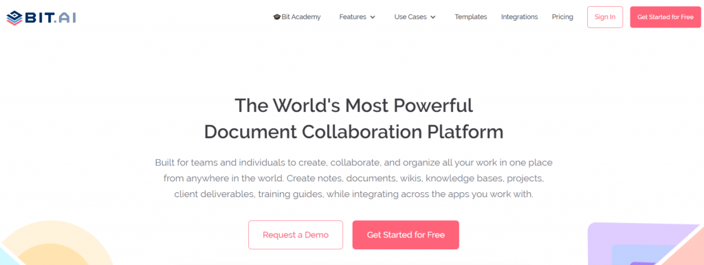 Bit.ai: Document collaboration tool