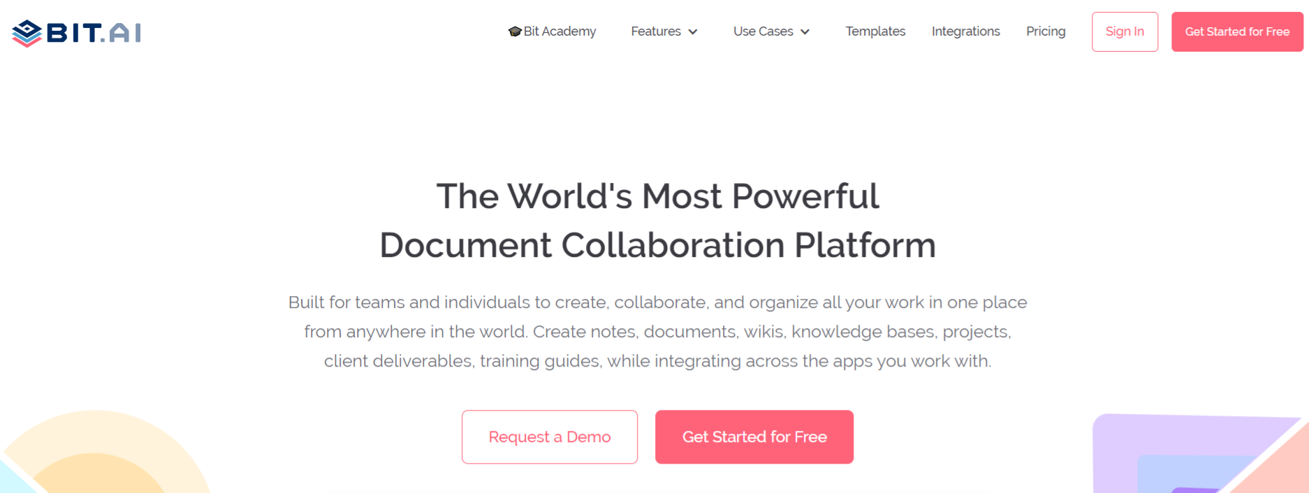 Bit.ai: Document collaboration tool