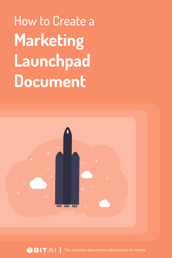 How to create a marketing launchpad document - pinterest