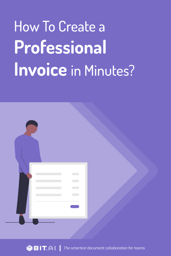 How to create a professional looking invoice - Pinterest