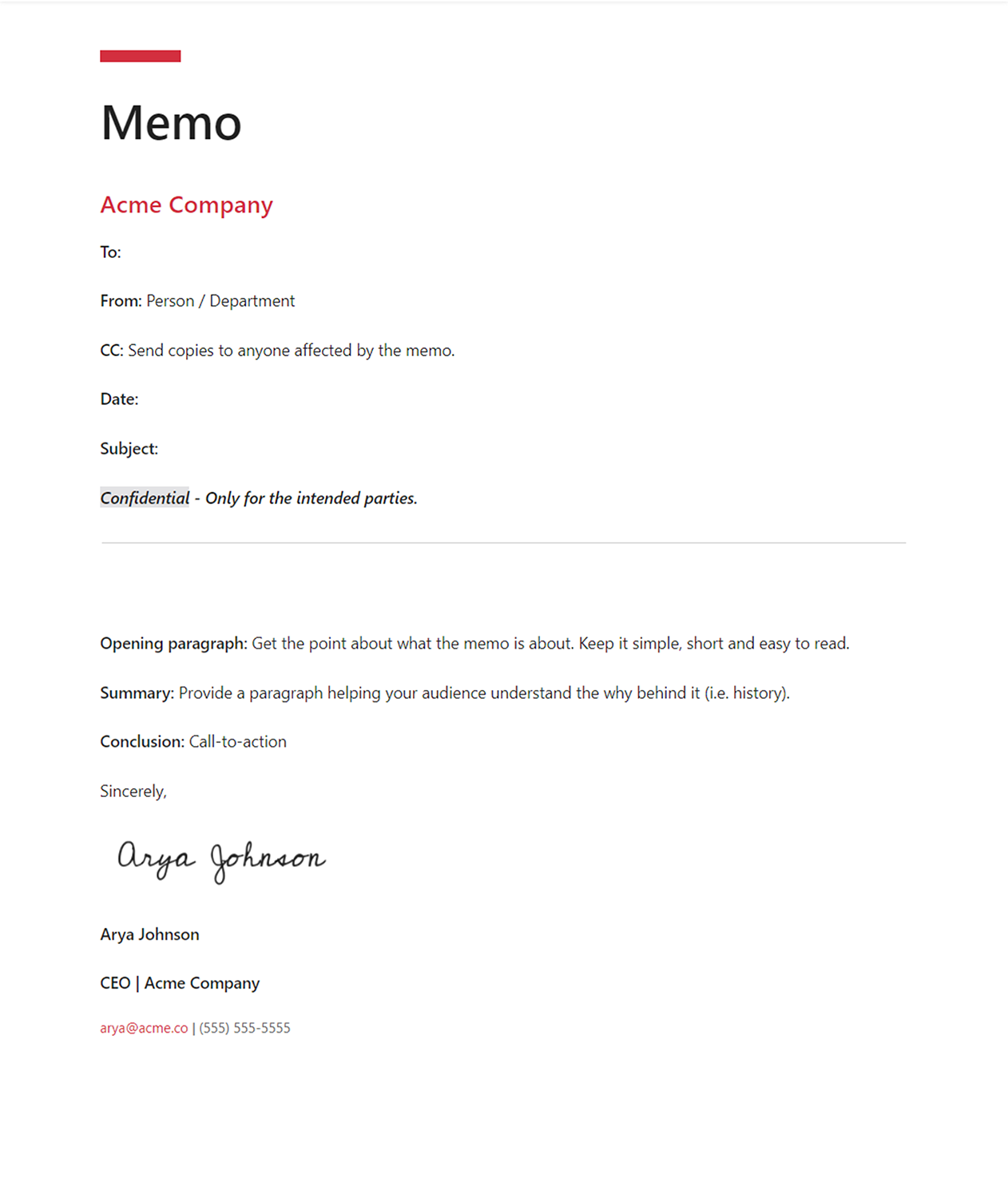 How To Write An Effective Memo Bit Blog