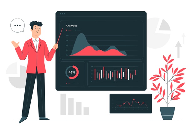 A sales analytics dashboard