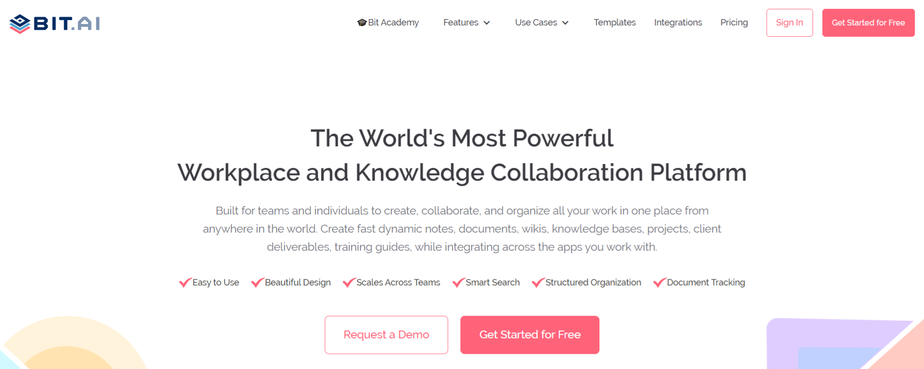 Bit.ai: Document collaboration software