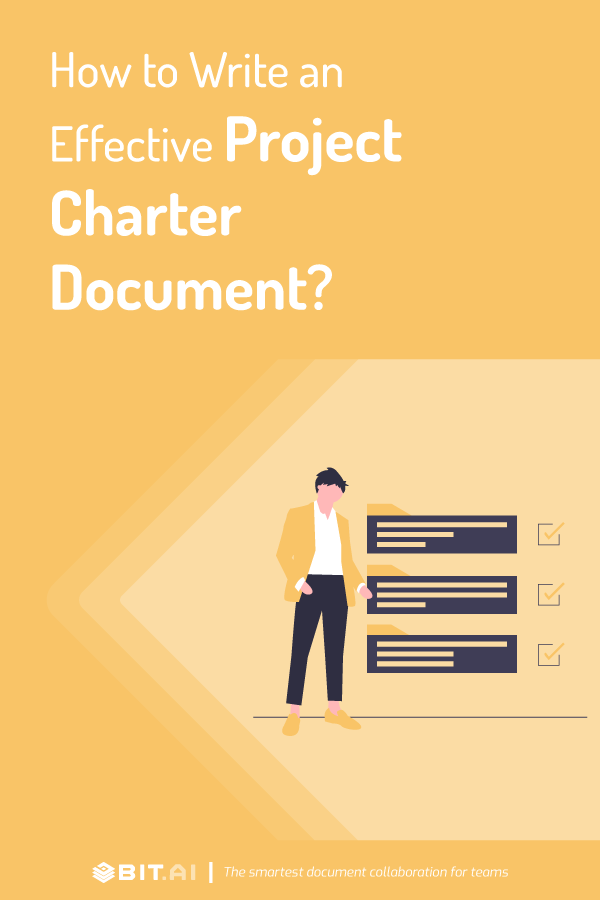 How to write a project charter - pinterest