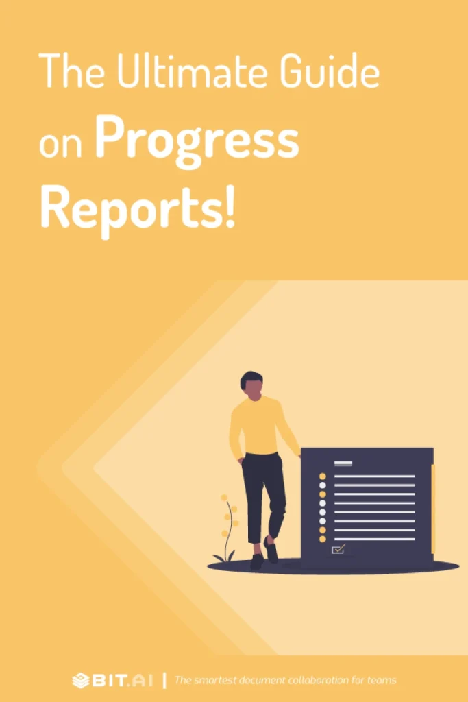 how to write progress reports- pinterest banner