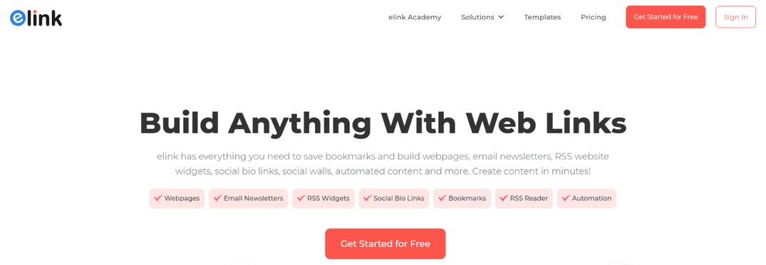 Elink.io: Saas Product