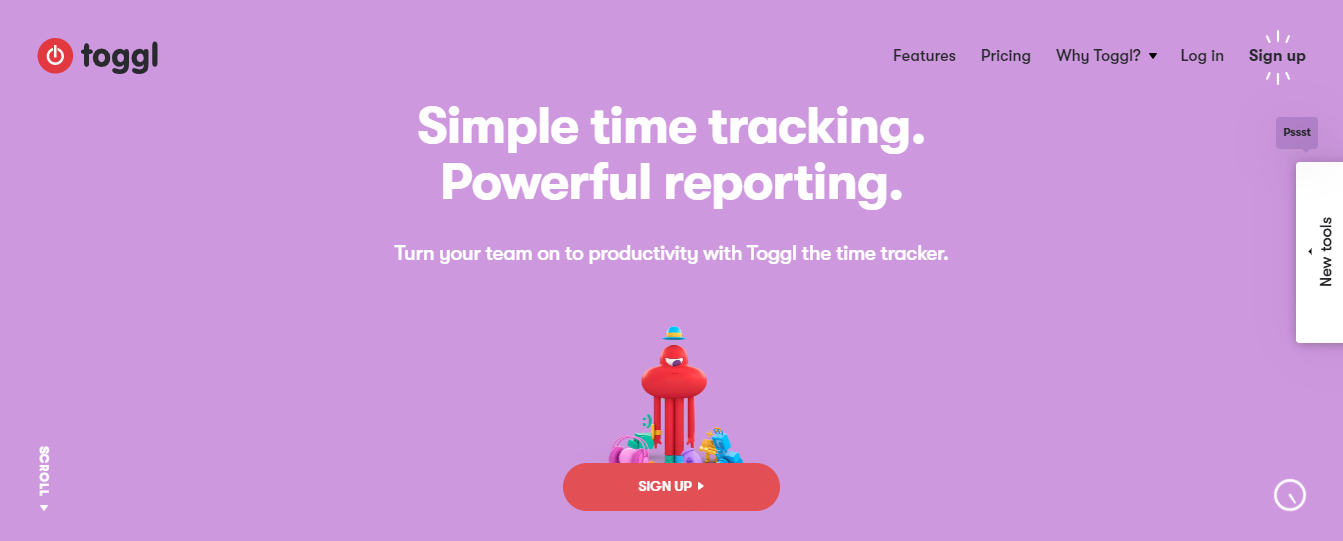 Toggl: Saas product