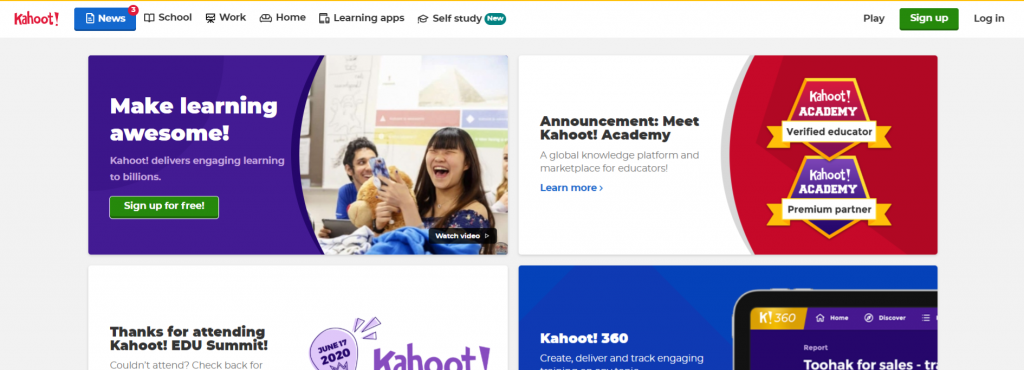 Kahoot: Student collaboration tool