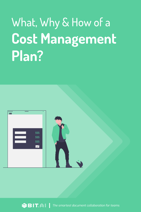 Cost management plan - pinterest
