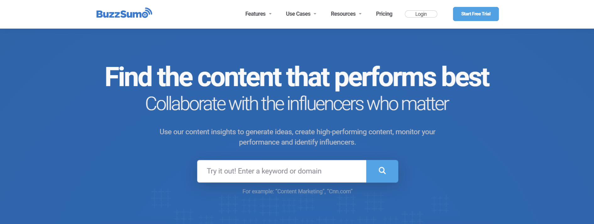 Buzzsumo: Content creation software