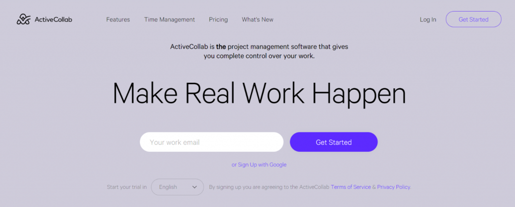 Active Collab: Microsoft project alternative