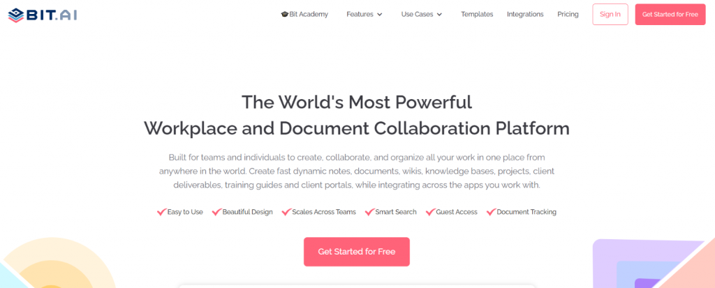 Bit.ai: Authoring tool