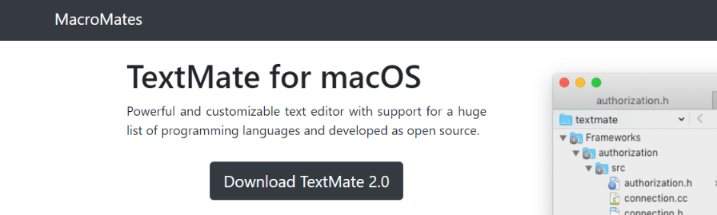 TextMate: Code editor