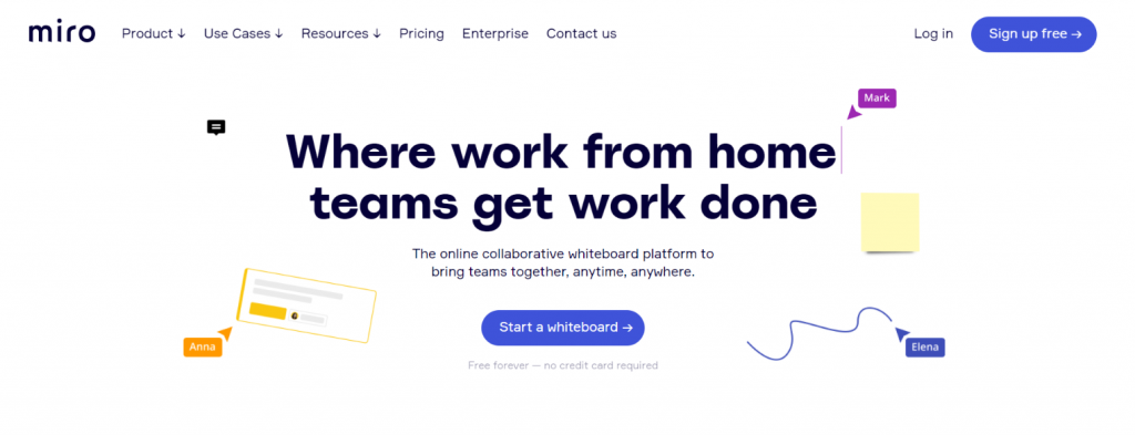 Miro: Whiteboard Tool for Businesses