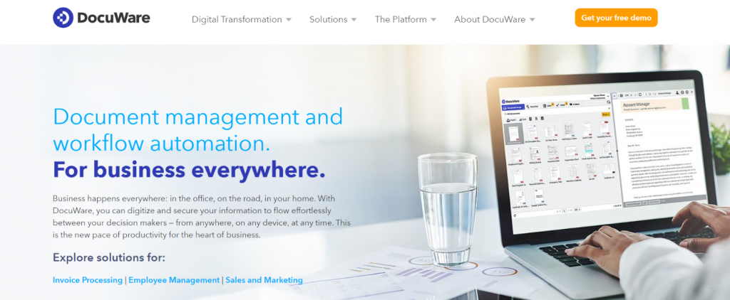 Docuware: File management software and system