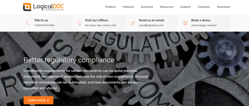 LogicalDoc: File management software and system