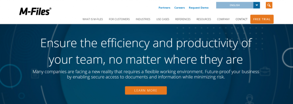 M-Files: File management software and system