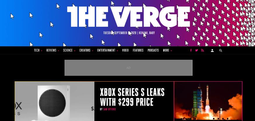 The Verge: Technology blog