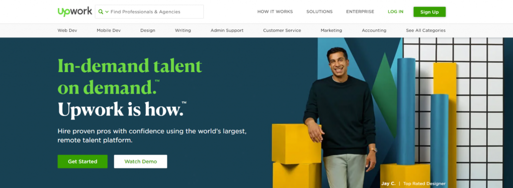 Upwork: Outsourcing tool for Businesses