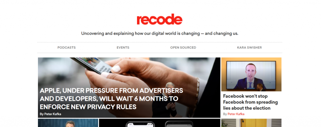 Recode: Technology blog