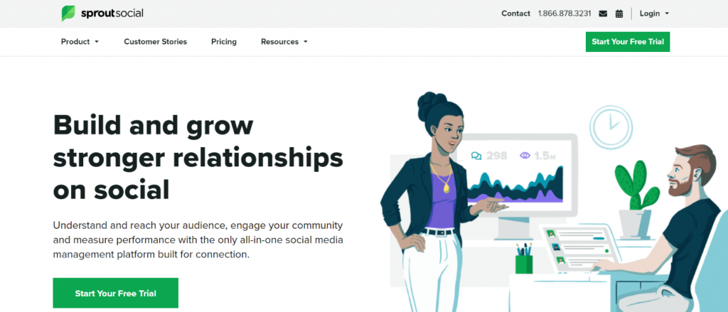 Sprout social: Customer analytics tool and software