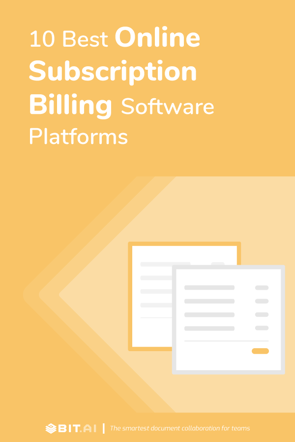 Online subscription billing software platforms - pinterest