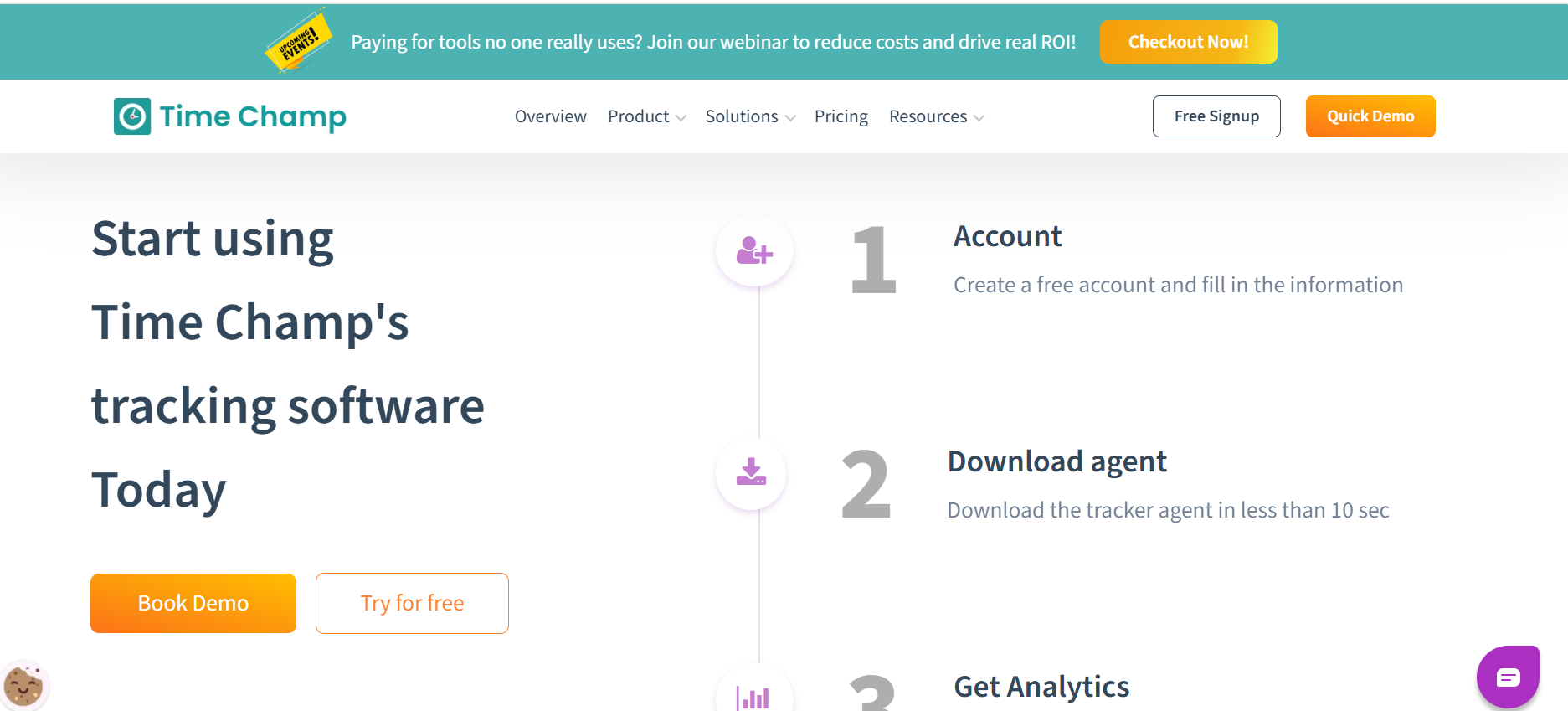 Time Champ- time tracking software