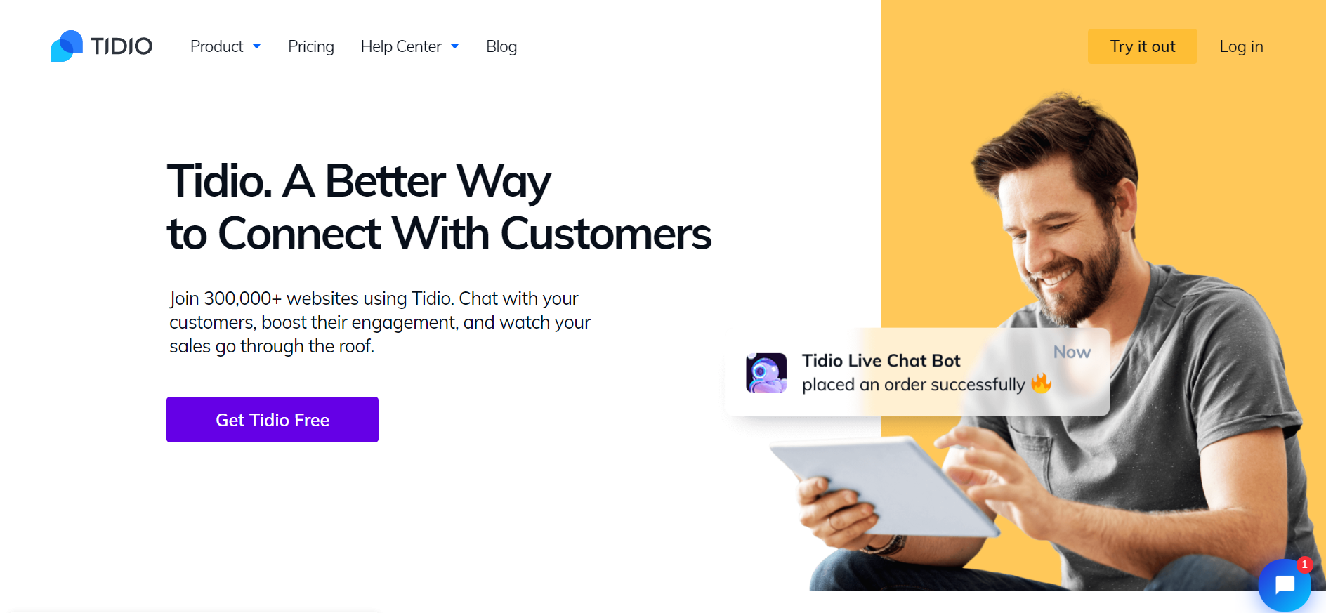 Tidio: Live chat software