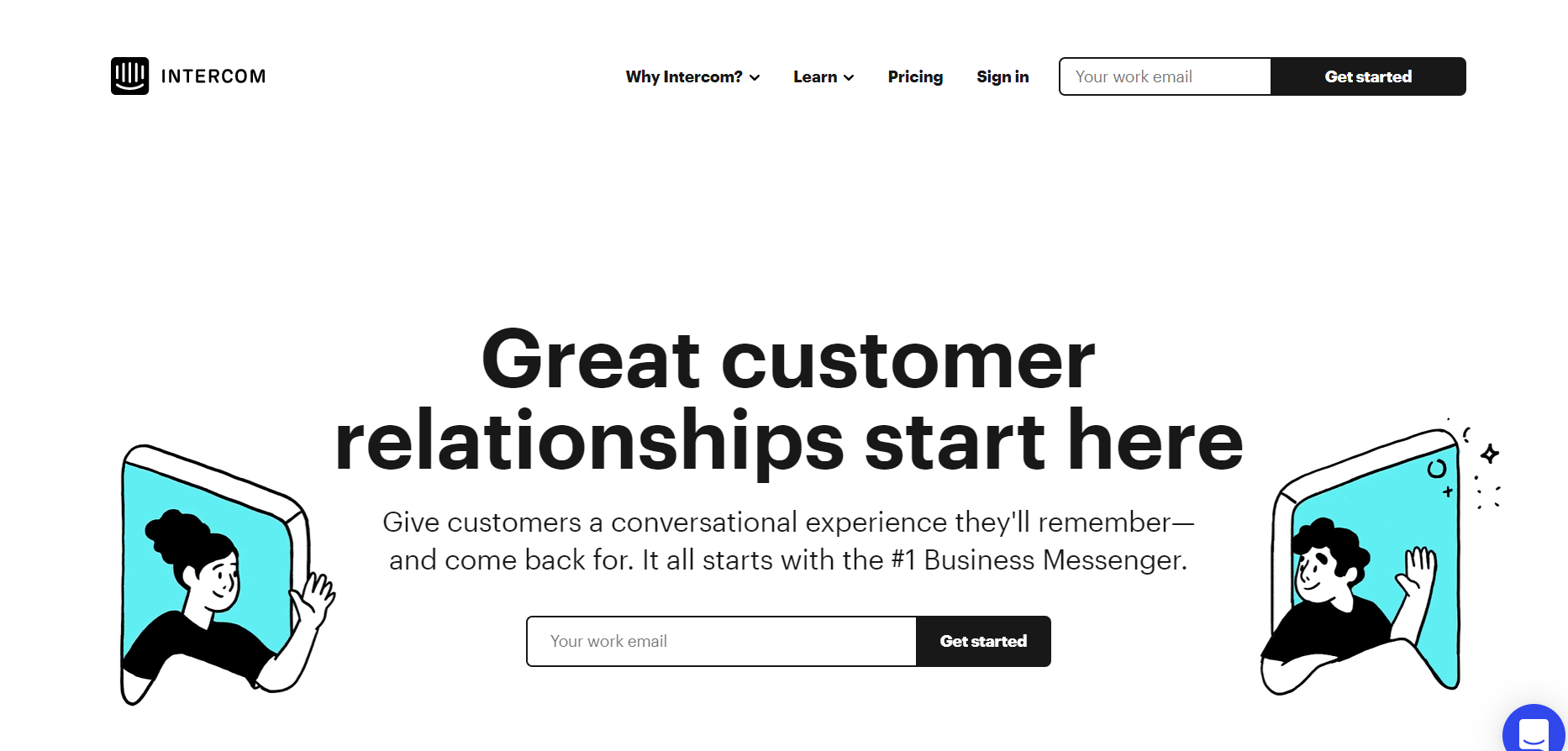 Intercom: Live chat software