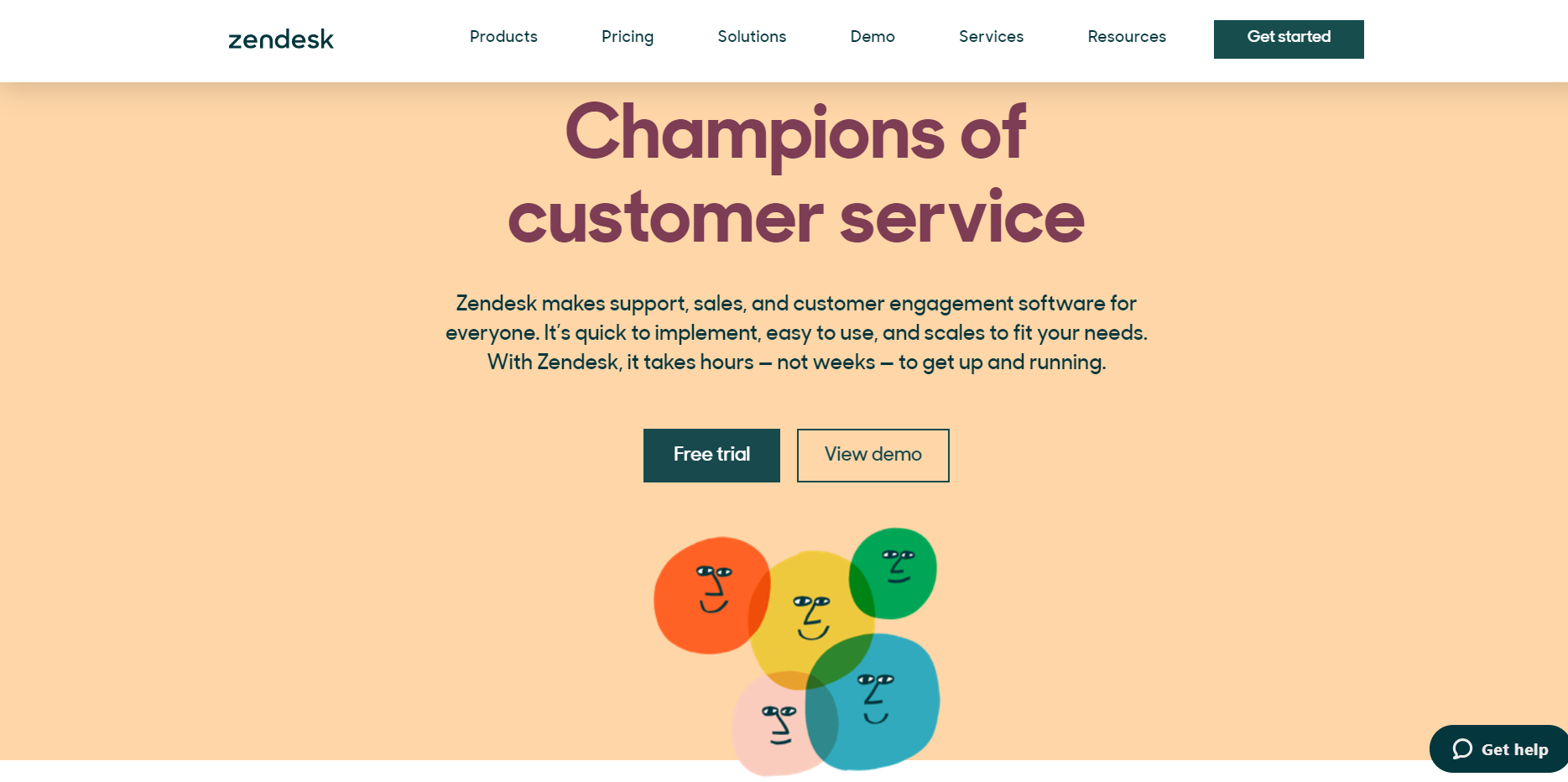 ZendesK: Live chat software