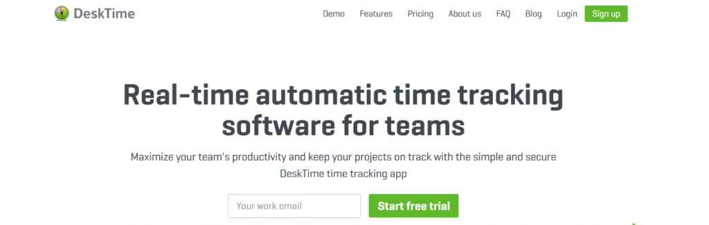 Desktime: Time tracking software and tool