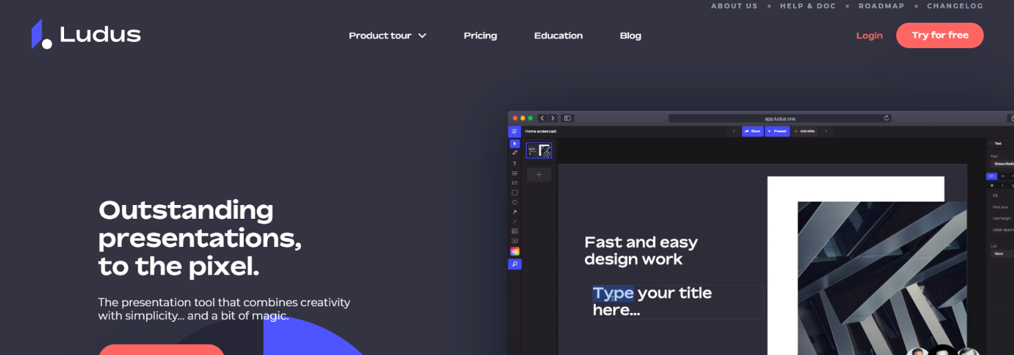 Ludus: Presentation tool