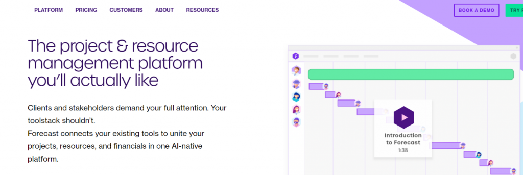 Forecast: Resource management tools and software