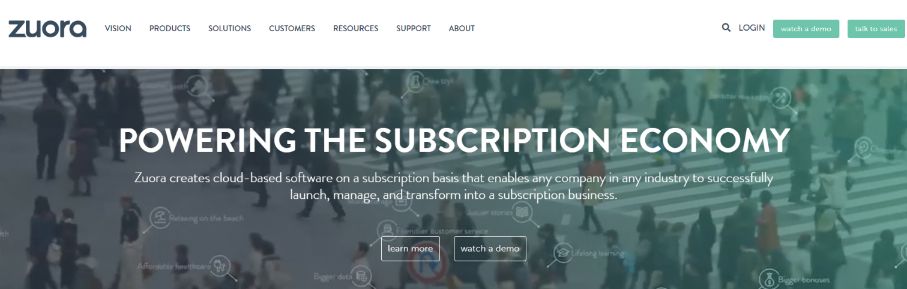 Zuora: Online Subscription Billing Software Platform