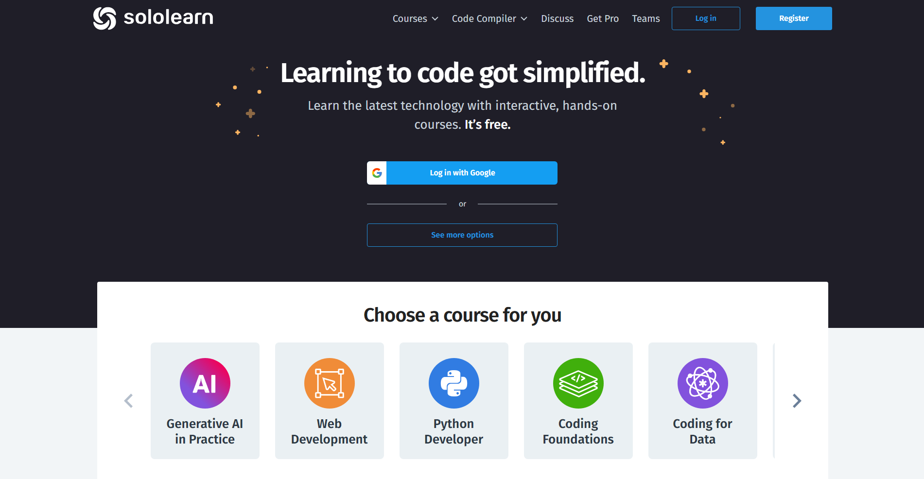 SoloLearn: Programming blog and website